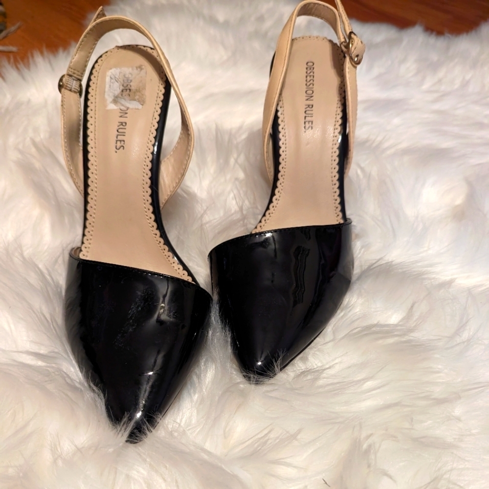 Obsession Rules Stiletto Slingback Heels